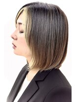 ビーワンヘアー 藤井寺 土師ノ里(B1hair) フェイスフレーミングとグラデーションカラーの組み合わせ