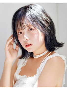 ラフィスヘアーエン 宝塚店(La fith hair enn) 【La fith】ブルージュ×くびれボブ