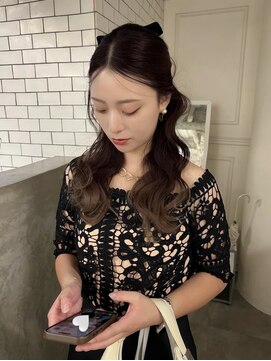 ガーランドウメダ(Garland umeda) ハーフアップヘアセット