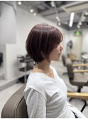 大人可愛い×艶感ショートボブ
