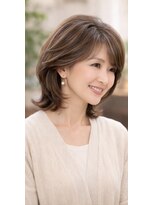 リーフ 焼津店(LeaF) 大人女性に人気のレイヤーショート。