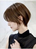 表参道髪質改善カラーミディアムボブアッシュグレージュ50代60代