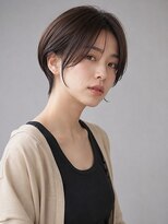 トリニティ(trinity)&nbsp;髪質改善カラー アッシュグレージュ ショート 丸みカット 豊見城