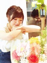 ヘアリゾート ラグーン(hair+resort lagoon)&nbsp;大人可愛いキレイ目編みこみスタイル