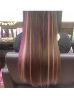 エクステンション リズム 北千住店&nbsp;ベリーカラーメッシュ