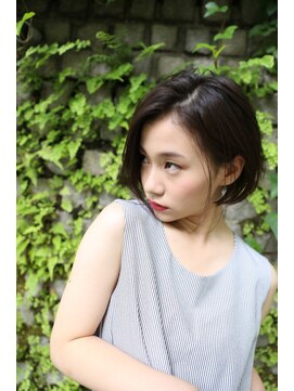 シアン 栄店(CYAN.) 【似合わせカット】前下がりボブ