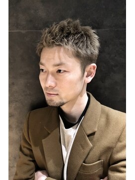 リップスヘアー 銀座(LIPPS hair) グランジツーブロック刈り上げジェントルマンアップバング