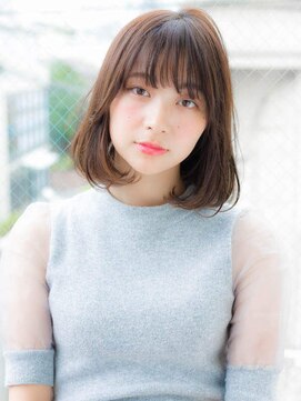 ルティア 池袋(Lutia) ワンカールロブ 簡単スタイリング