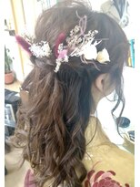 ヘアースタジオ ミウ(MiU) ハーフアップ