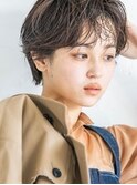 デジタルパーマレイヤーカット顔周り前髪ミディアムロング/柏
