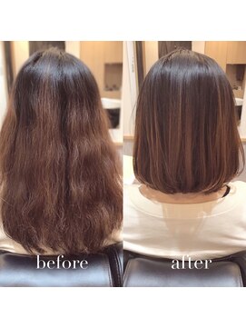 リアン(Lien) 『髪質改善』ストレートエステ（縮毛矯正）（リタッチ可）