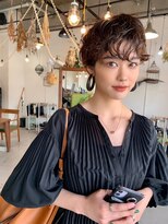 ソーイ(sowi)&nbsp;マッシュショートヘアにラフなパーマ【インスタID@sowi_abe】