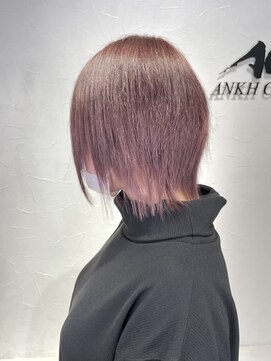 アンク クロス 池袋北口店(ANKHCROSS) 《アンククロス 岩本》ショートボブ ピンク