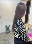 【gray beige】ハイトーンロング_グレージュ_ケアブリーチ