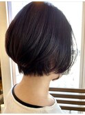 丸みショートボブ