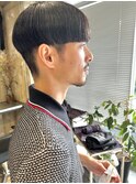 メンズカット　刈り上げ　ラインマッシュ　マッシュ