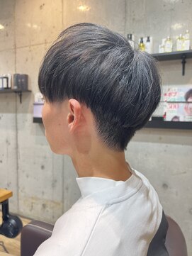 セプトヘア(sept hair) メンズマッシュ　アッシュグレーカラー