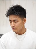 メンズ刈り上げフェザーアップ/フェード/ツイスパ/ビジネス