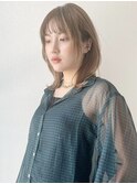 ◎くびれヘア小顔カット外ハネレイヤーボブ大人かわいい《池袋》