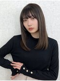 TARO★斜めバンググレージュカラーシルキーベージュ小顔カット