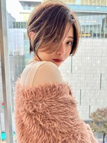 バンプ ギンザ(BUMP GINZA)&nbsp;《30.40.50代》ふわっとショートボブ×ハイライト【ERIKA】