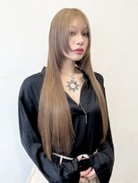 ココ 原宿(KOKO)&nbsp;黒髪小顔レイヤーカットオリーブグレーココアベージュ