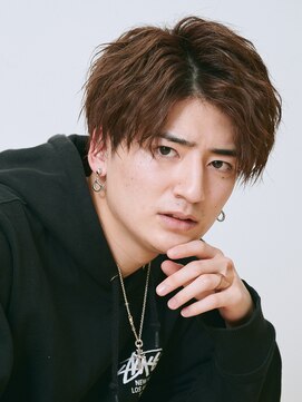 エルマーク 枚方(L-MARK) センターパート波巻きパーマスパイラルパーマツイストスパイラル