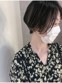 【lateliercontent shima】地毛ハイライト×前下がりショート