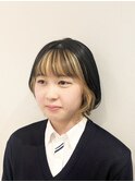 フェイスフレーミング×外ハネボブ