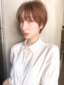 シシ 大宮(She 2.) 乾かして丸くなるショート/丸みショート/前髪/ベージュカラー