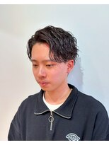 クレアメンズ 横浜能見台(CREA men's)&nbsp;横浜ツイストスパイラルパーマメンズパーマセンターパートパーマ