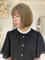 クーナバイトマト 横浜(Cuna by TOMTO)&nbsp;【RYOSUKE】ブリーチカラー_ワンブリーチ_ボブカット