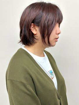 モリオ(morio) *ナチュラルボブパーマくせ毛風パーマボブウェーブ30代40代2