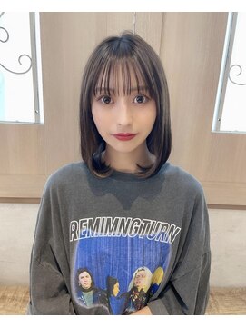 プアメリア 名古屋(Puamelia) 垢抜けボブ!シースルーバング まとまりボブ