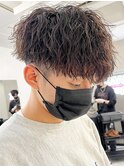 波巻きパーマスパイラルパーマツイストスパイラルパーマメンズ