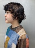 マッシュパーマナチュラルパーマ癖毛歩パーマくるくるパーマ