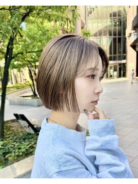 ハルキミナトジャパン 神戸(HARUKI MINATO japan) 切りっぱなしボブ 20代30代40代ヘア 小顔 大阪ボブ 梅田