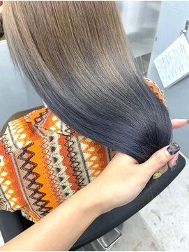 エル 新小岩(elu) 美髪/ワイドバング/レイヤーカット/くすみベージュ/新小岩駅