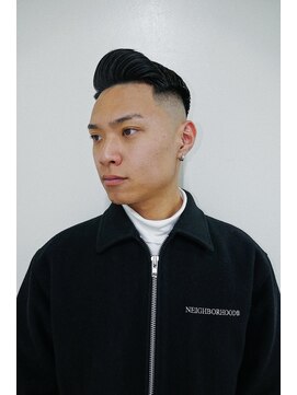 メリケンバーバーショップ トーキョー(MERICAN BARBERSHOP TYO) メンズカットアップバングスパイキーショート（ヌマタユウト）56