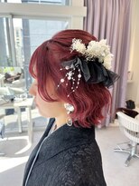 卒業式/袴着付け/袴ヘアセット/袴ヘアアレンジ/袴ヘア/