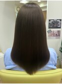 【美髪レイヤーカット×オリーブベージュ】