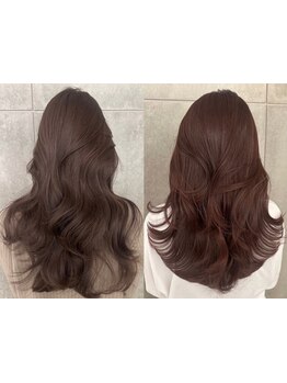 《美肌カラー診断》パーソナルカラーに基づいて肌が1番キレイに見えるカラーをご提案♪#透明感カラー