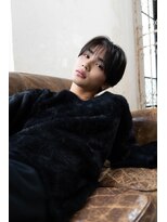 ベル 新宿(Belle) men'shair/メンズショート/センターパート/韓国風スタイル新宿駅