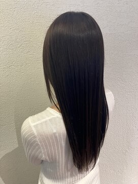 エルサフィロ キタハマ(el zafiro kitahama) 20×30×40代×暗髪ブラウン×オラプレックスケア×ツヤ感UP