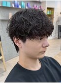 渋谷/シャドウパーマ/無造作パーマ/メンズマッシュ