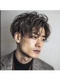 波打つ質感◎韓国風メンズパーマ