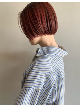 ブルー(BLUE)の写真/BLUE似合わせショート［ボブ／ショートボブ／レイヤーカット／万代／新潟万代］