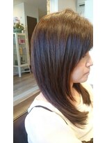 小さな美容室 ハナ(hana)&nbsp;トップはふんわり顔回りは軽やかカット☆