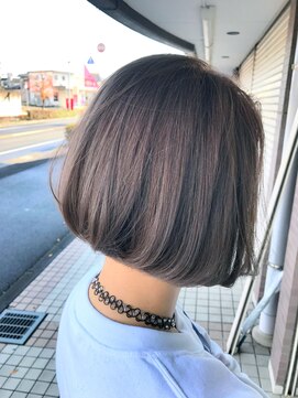 グリッター 赤塚店(GLITTER) ボブ×グレージュアッシュ