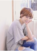 前髪あり大人マッシュショート20代30代40代表参道